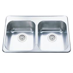 stainless steel undermount double sink