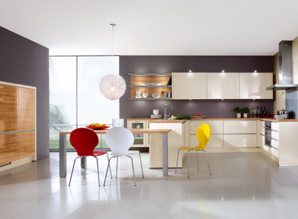 Ivory High Gloss Kitchen