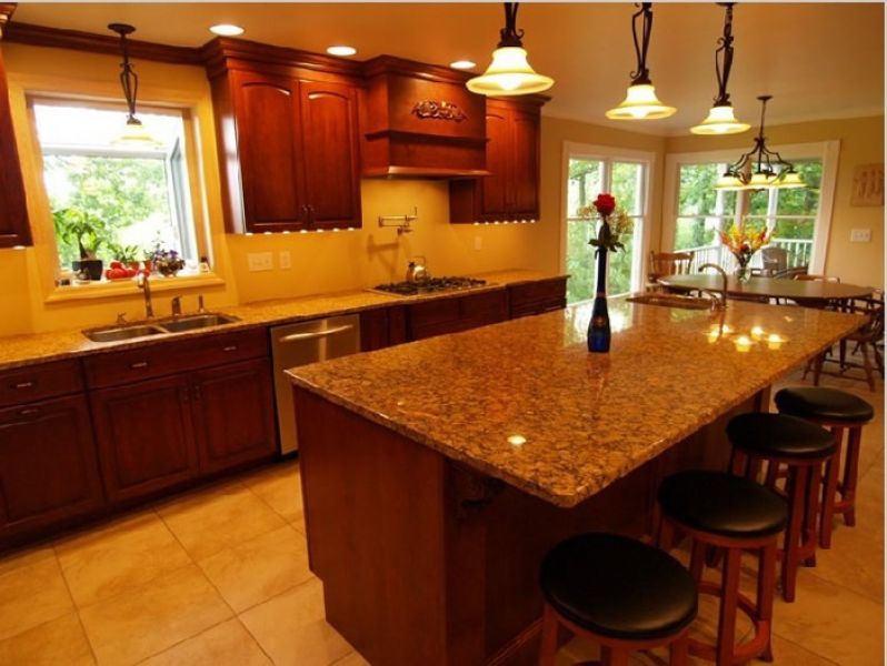 American Walnut Kitchen Cabinet