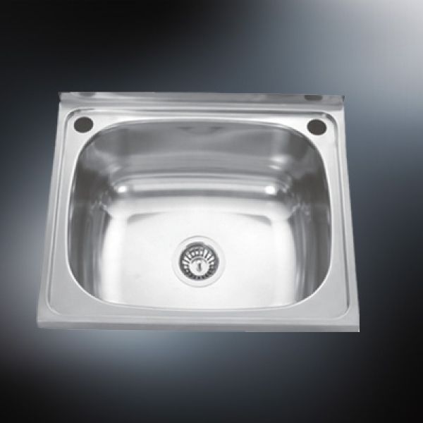 stainless steel laundry sink