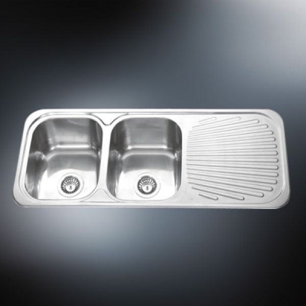 drop in kitchen sink with drainboard