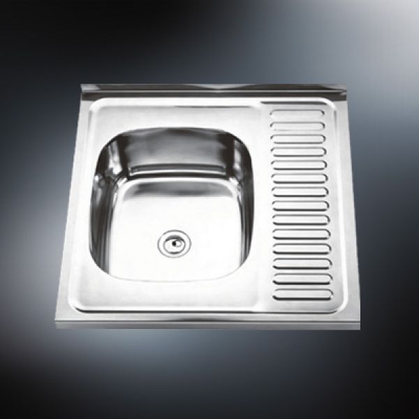 large single bowl kitchen sink