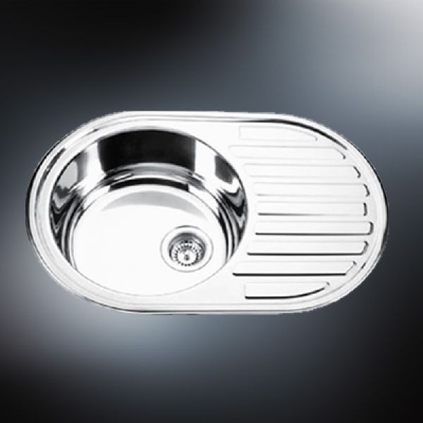 single sink with drainboard