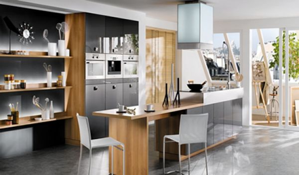 Wood Storage Kitchen Cabinet