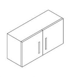 Wall Unit Above Fridge