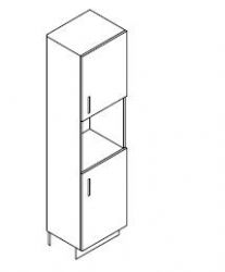 Oven Cabinet With 2 Doors