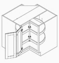 90 Degree Base Corner Cabinet